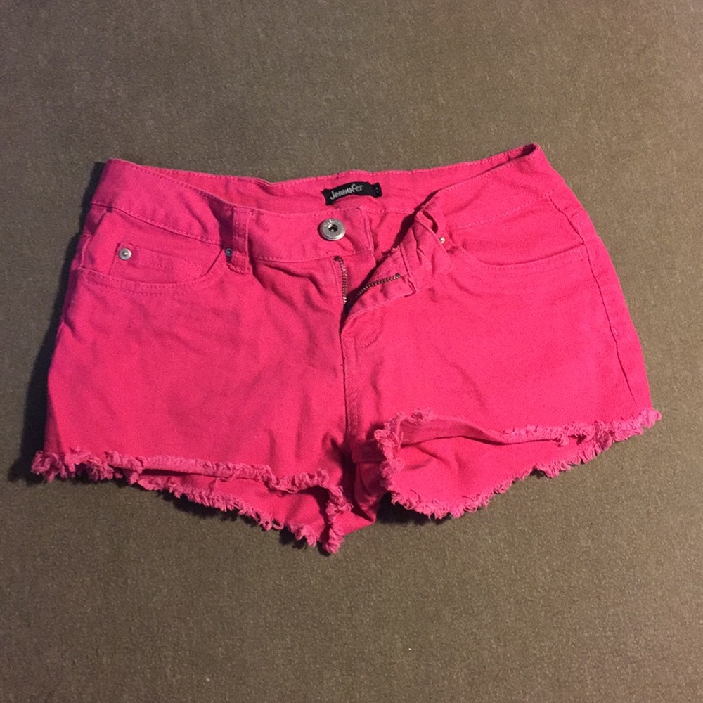 Pink booty Jean shorts 💕